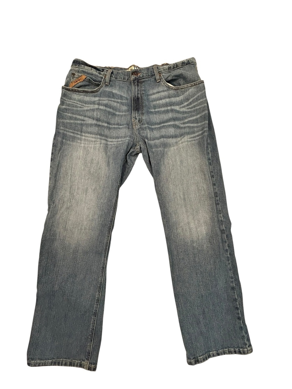 Ariat M2‎ Legacy Relaxed Bootcut Men’s Faded Wash Blue Jeans 36/30 Stretch